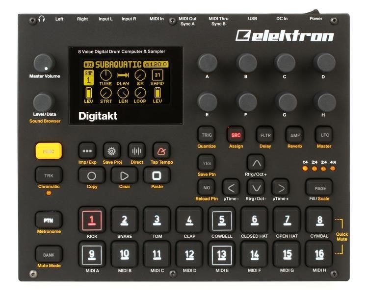 Elektron Digitakt inclusief Decksaver, Muziek en Instrumenten, Ophalen of Verzenden, Zo goed als nieuw, Overige merken