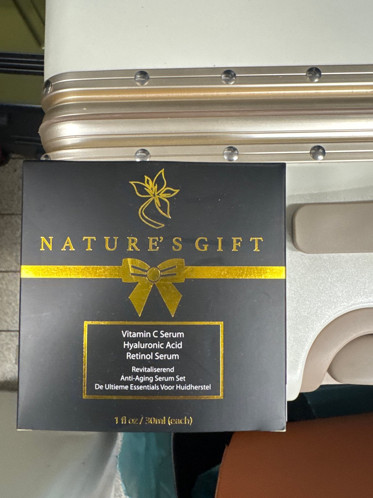 Nature's Gift Anti-Aging Serum Set (30ml), Ophalen of Verzenden, Nieuw, Gehele gezicht, Verzorging