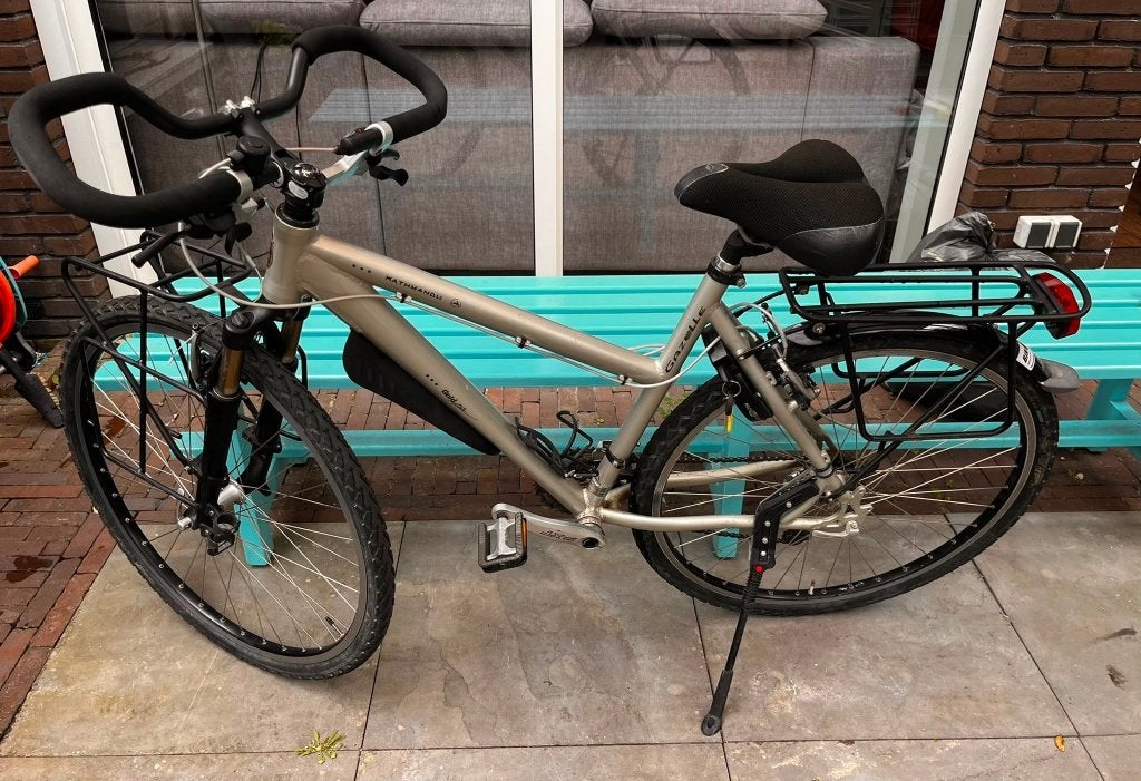Gazelle Kathmandu Gold liner, framemaat 51, Fietsen en Brommers, Ophalen, 28 inch, Gebruikt, Velgrem