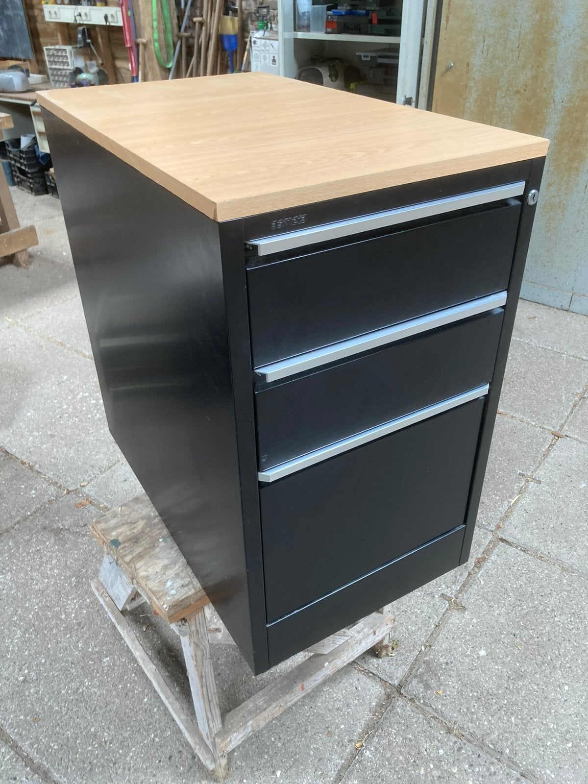 Dossier/hangmappenkast, ladenblok, Huis en Inrichting, Kasten | Roldeurkasten en Archiefkasten, Ophalen, Minder dan 50 cm, Gebruikt