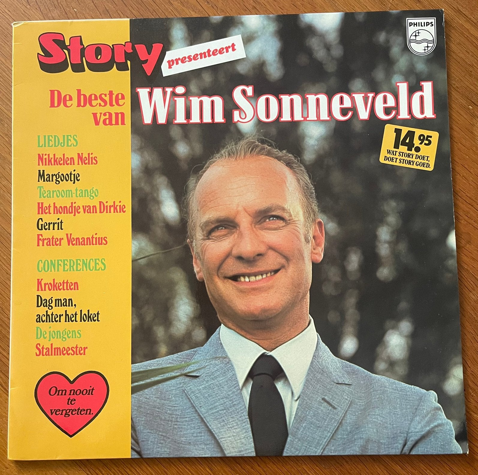 WIM SONNEVELD LP. DE BESTE VAN., Overige artiesten, Alle leeftijden, Ophalen of Verzenden, Tv-programma of Sketches
