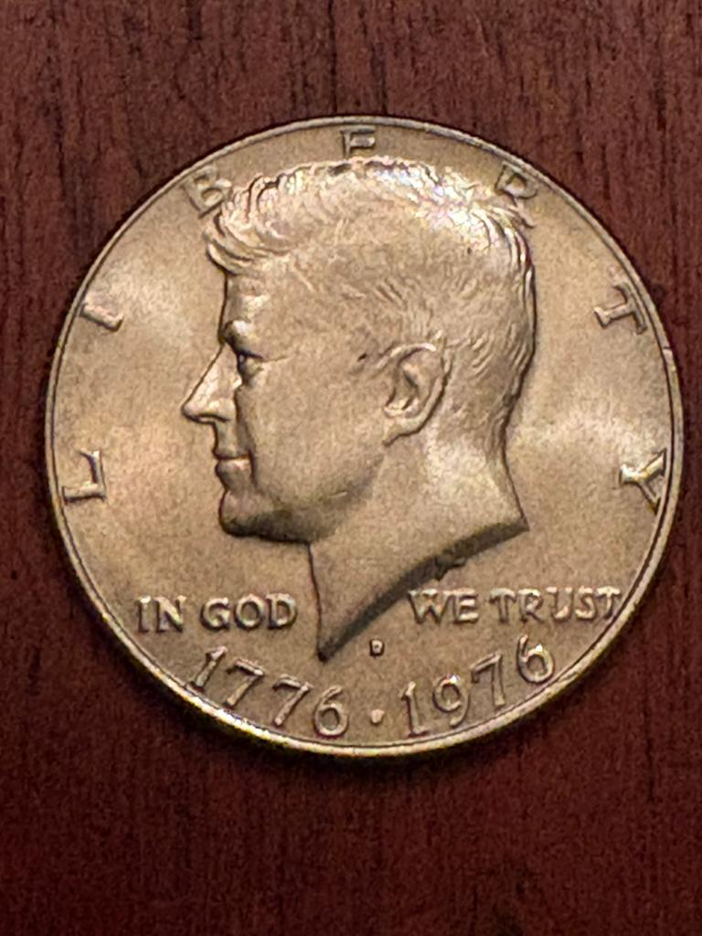 Half Dollar 1776-1976, Postzegels en Munten, Ophalen of Verzenden, Noord-Amerika, Losse munt