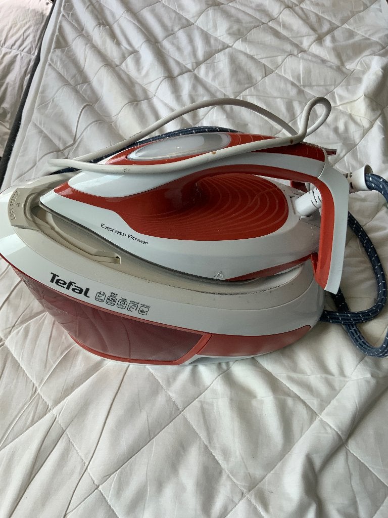 Tefal Express Power Iron, Ophalen, Zo goed als nieuw, Strijkijzer met snoer