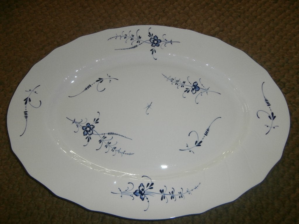 Villeroy en boch Vieux Luxembourg serveerschaal servies 36cm, Ophalen of Verzenden, Overige stijlen, Porselein, Schaal of Schalen