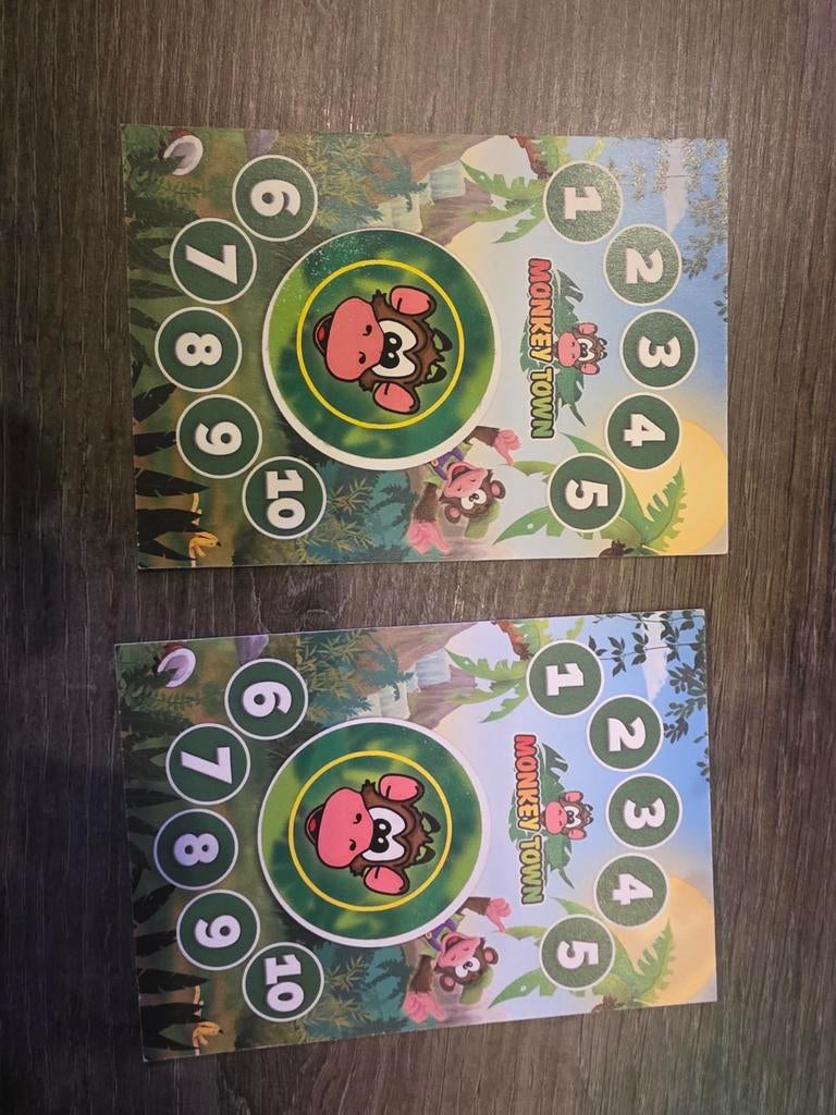 Monkey Town 10-Rittenkaart (2 stuks) mag ook per stuk, Ophalen of Verzenden, Nieuw