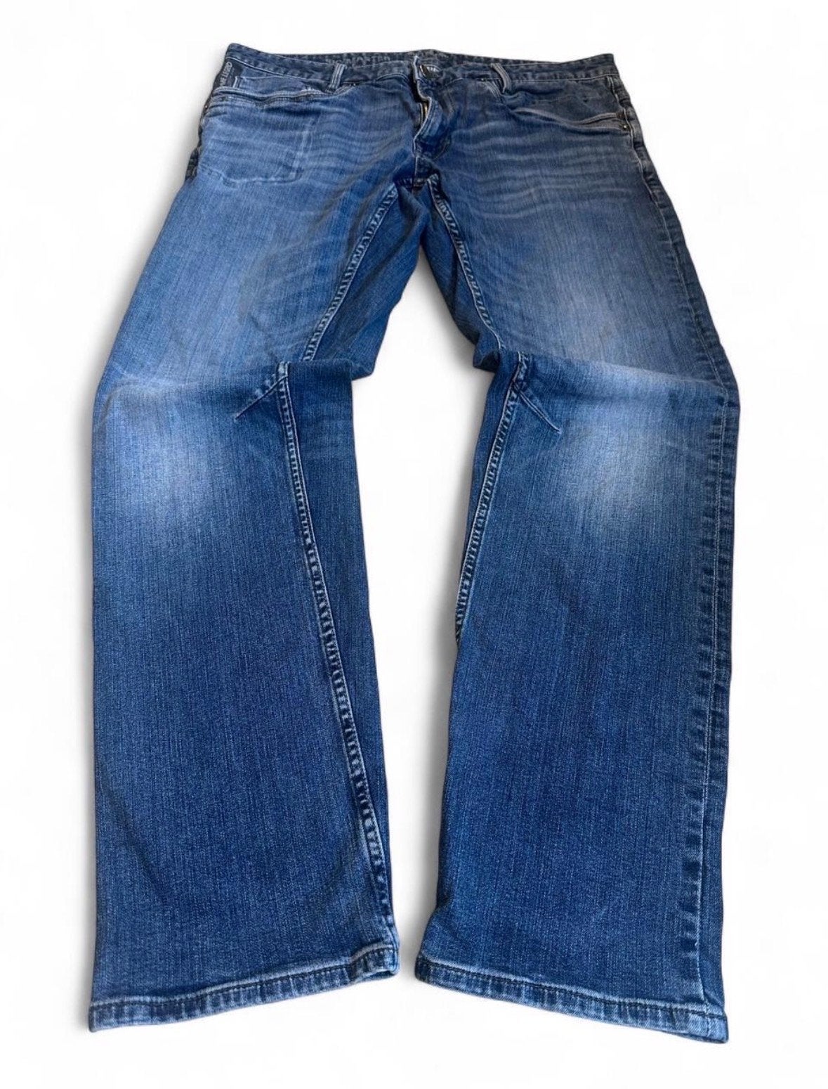 PME Legend SkyMaster Jeans W36 L32 Relaxed Tapered Blauw, Ophalen of Verzenden, Gedragen, Blauw, W36 - W38 (confectie 52/54)