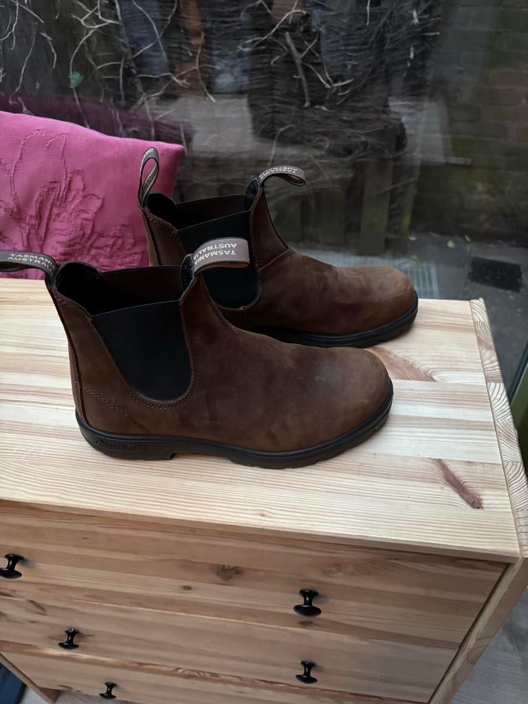 Blundstone Chelsea Boots - Bruin Suède maat 6,5, Ophalen of Verzenden, Gedragen, Bruin, Lage of Enkellaarzen