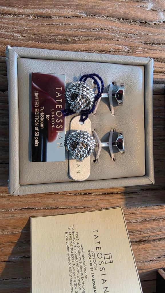 Tateossian manchetknopen, Limited Edition, Sieraden, Tassen en Uiterlijk, Manchetknopen, Ophalen of Verzenden, Overige materialen