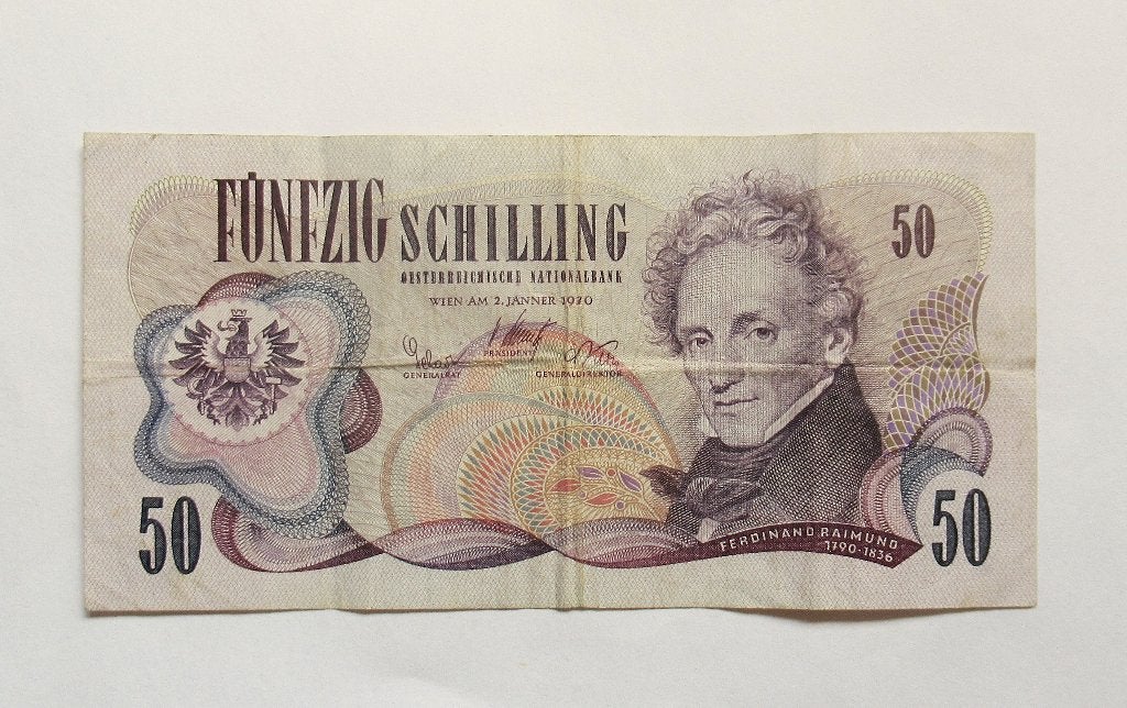 Oostenrijk 50 Schilling  1970, Verzenden, Oostenrijk