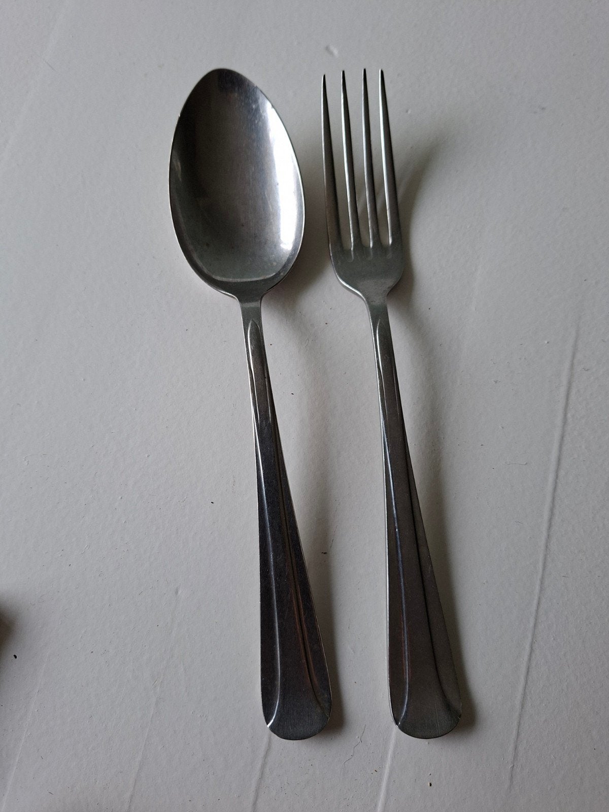 Sola lepel en vork, Ophalen of Verzenden, Rvs of Chroom