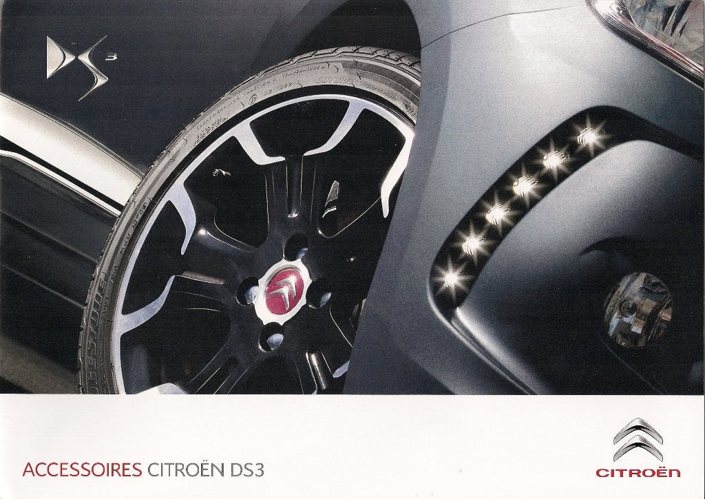 Folder Citroën DS3 accessoires, november 2010, Ophalen of Verzenden, Nieuw, Citroën