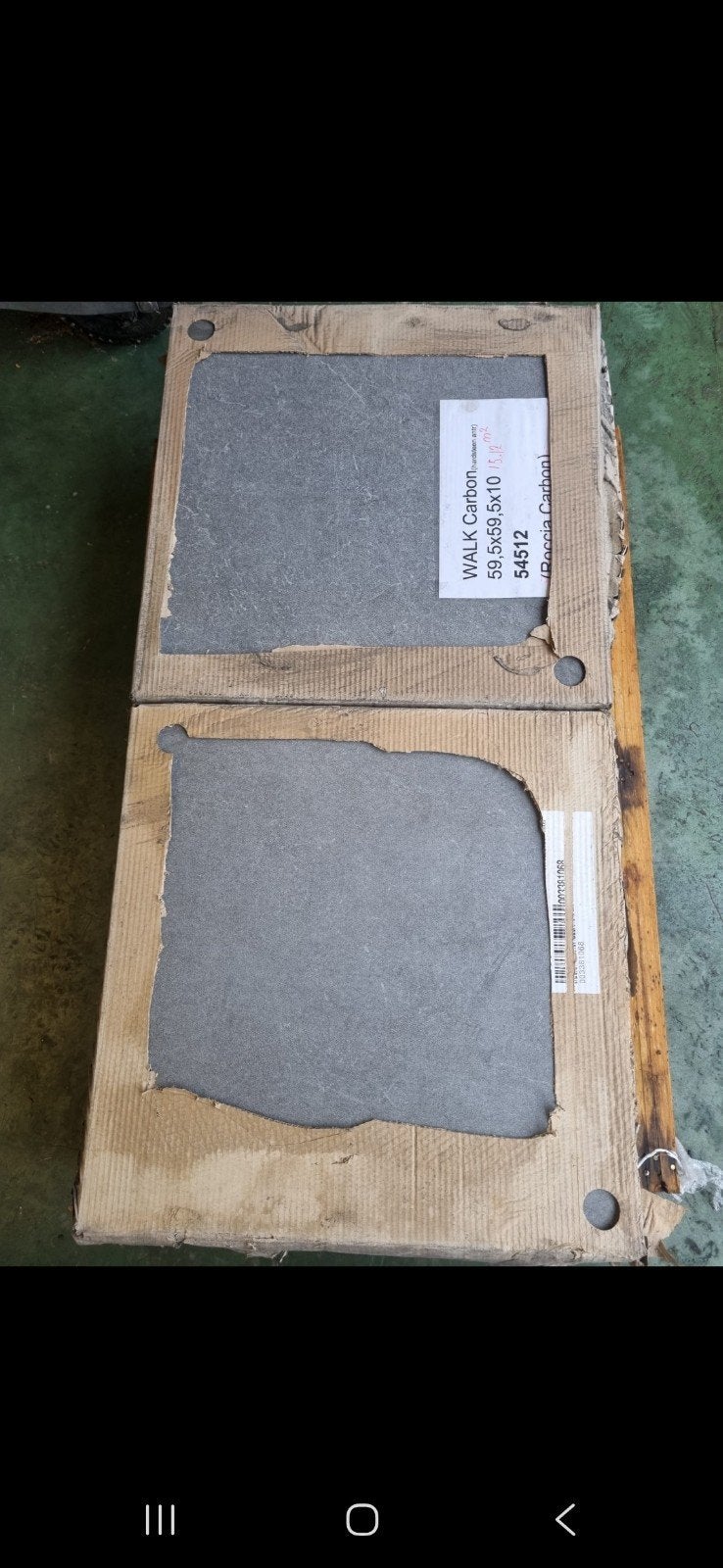 Vloer/wand tegels - WALK Carbon 59,5x59,5x10, 60 cm of meer, Keramiek, Nieuw, Ophalen of Verzenden