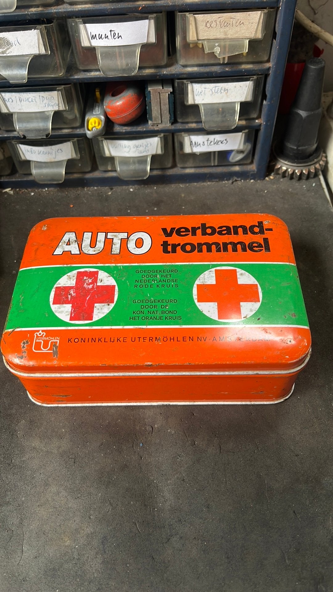 Auto verbandtrommel, Verzamelen, Ophalen of Verzenden, Gebruikt, Overige