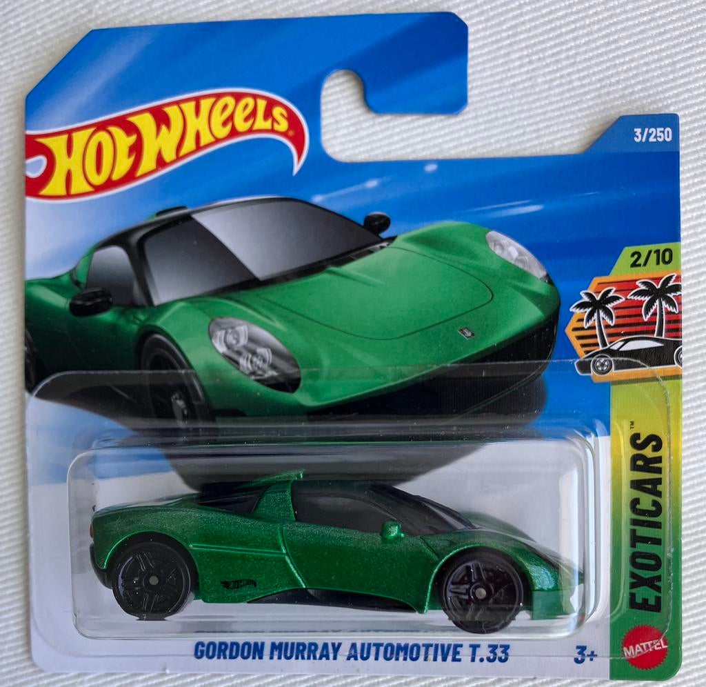 Hot Wheels Gordon Murray Automotive T.33 Hotwheels Exotics, Ophalen of Verzenden, Nieuw, Auto