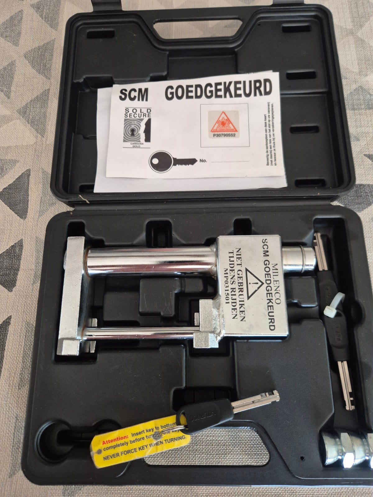 Milenco Koppelslot Compact SCM Goedgekeurd, Ophalen of Verzenden, Nieuw