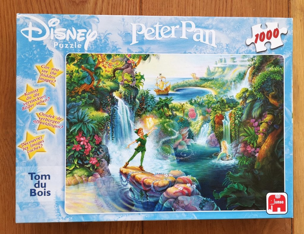 Disney Jumbo puzzel, Tom Dubois 1000 stukjes, Hobby en Vrije tijd, Ophalen, 500 t/m 1500 stukjes, Zo goed als nieuw