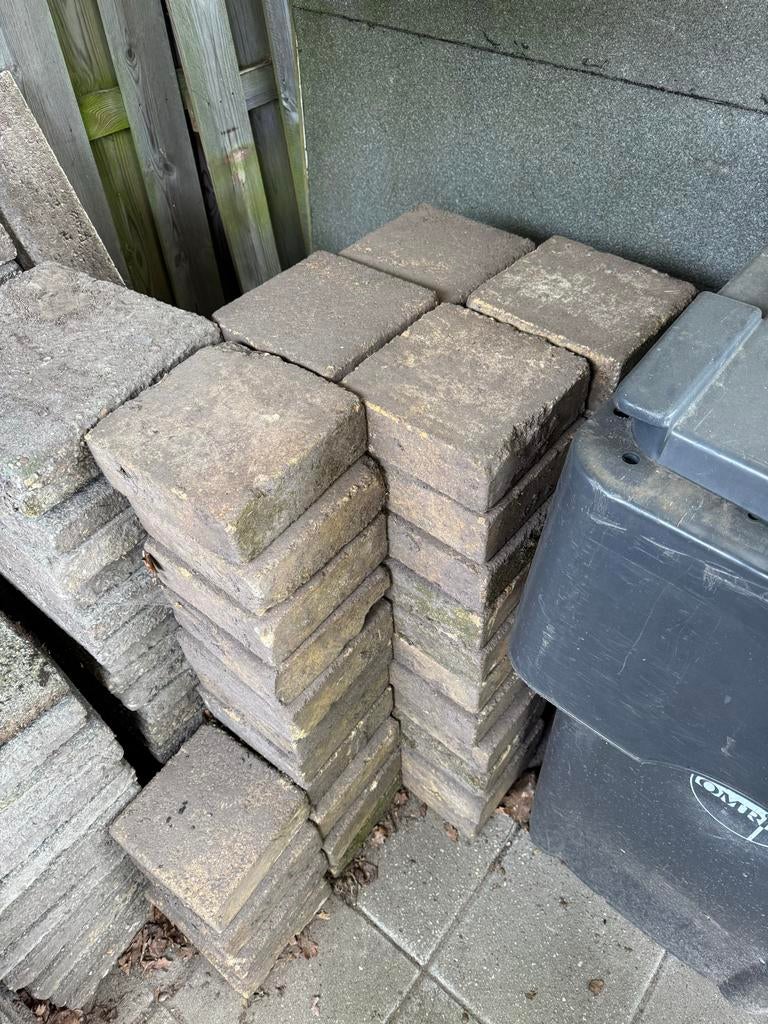 Gratis Gebruikte terrastegels, Ophalen, Gebruikt, 5 tot 10 m², Natuursteen