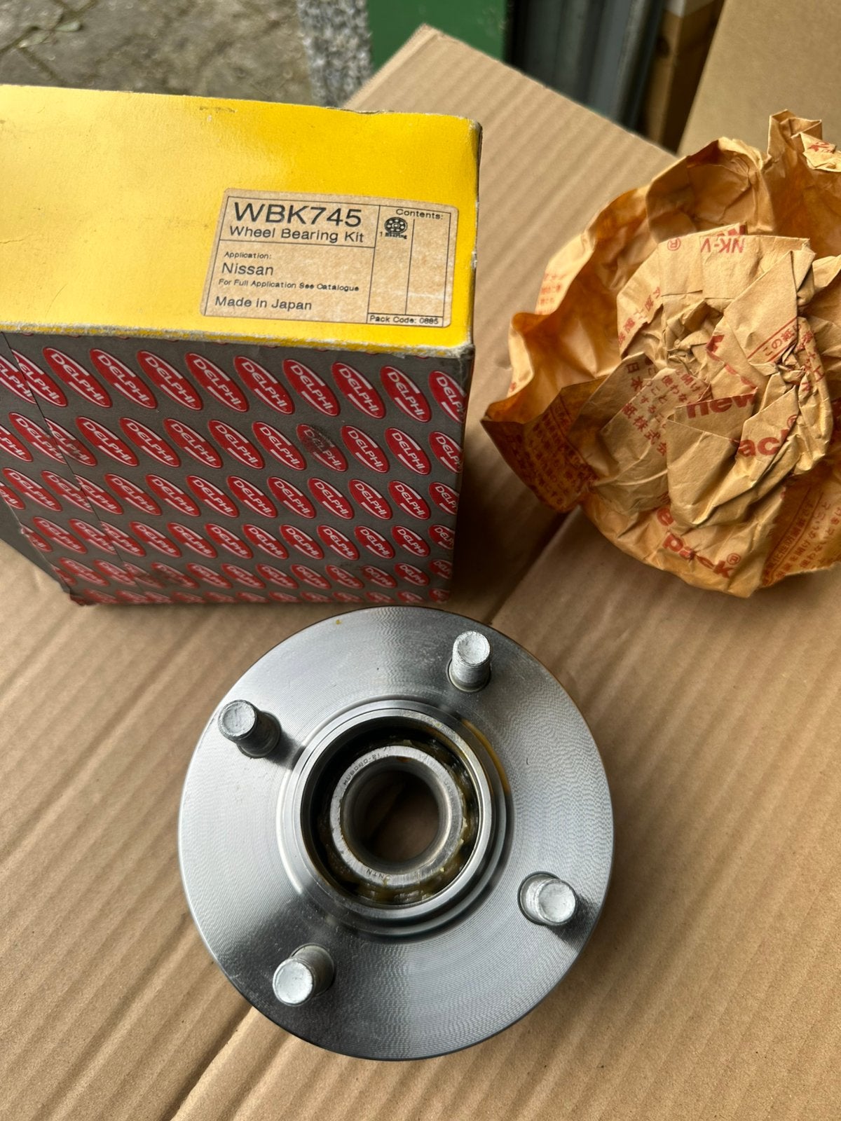 Nissan achterwiel naaf met abs 100NX SUNNY modellen, Ophalen of Verzenden, Nissan