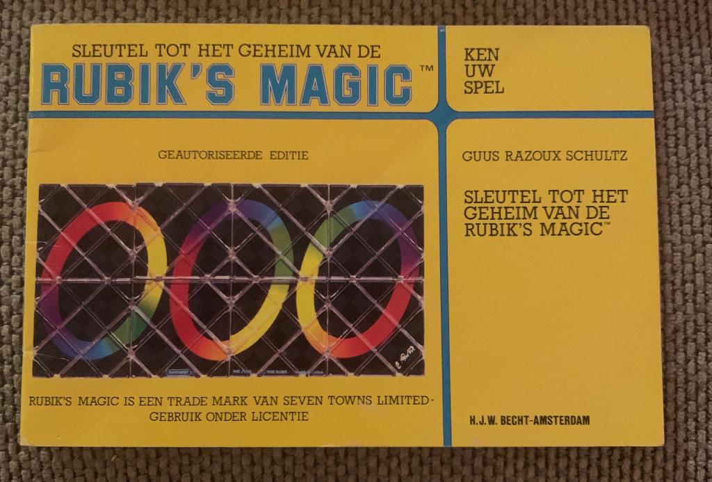 Boekje Rubik's Magic - Sleutel tot Geheim Rubiks vouwplaat, Ophalen of Verzenden, Minder dan 500 stukjes, Zo goed als nieuw