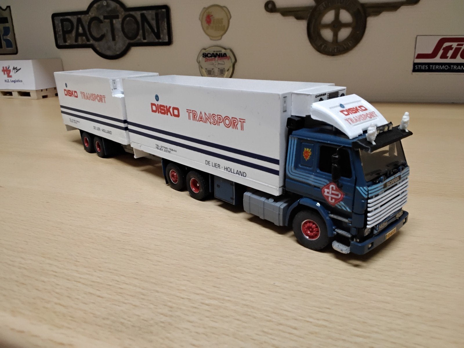 Tekno Scania, Ophalen of Verzenden, Zo goed als nieuw, Bus of Vrachtwagen, Tekno