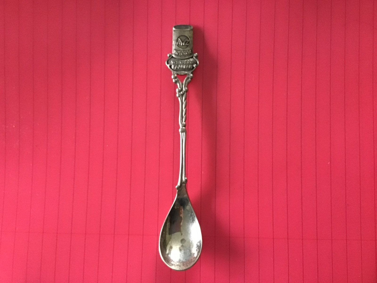Theelepeltje AWZ olie, Antiek en Kunst, Ophalen of Verzenden