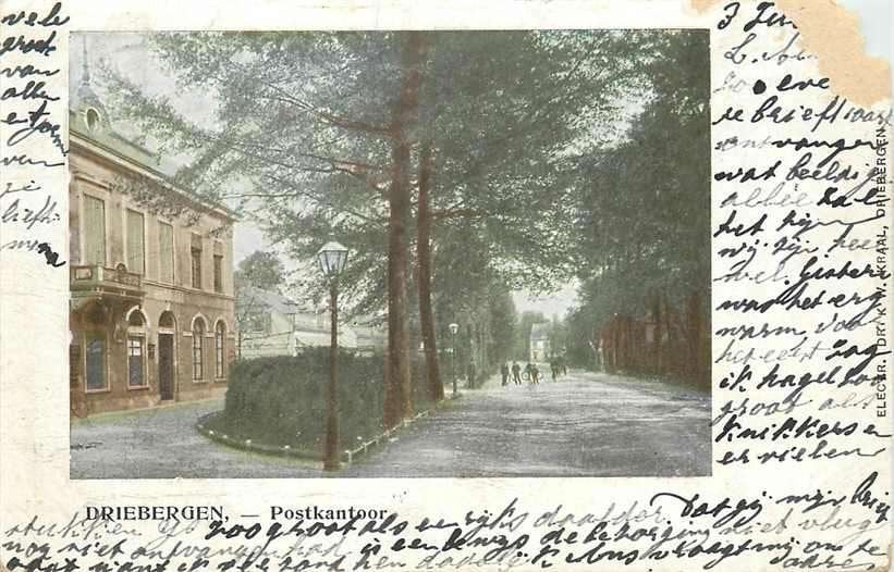 377-177-009 Driebergen Postkantoor, Ophalen of Verzenden, Voor 1920, Utrecht