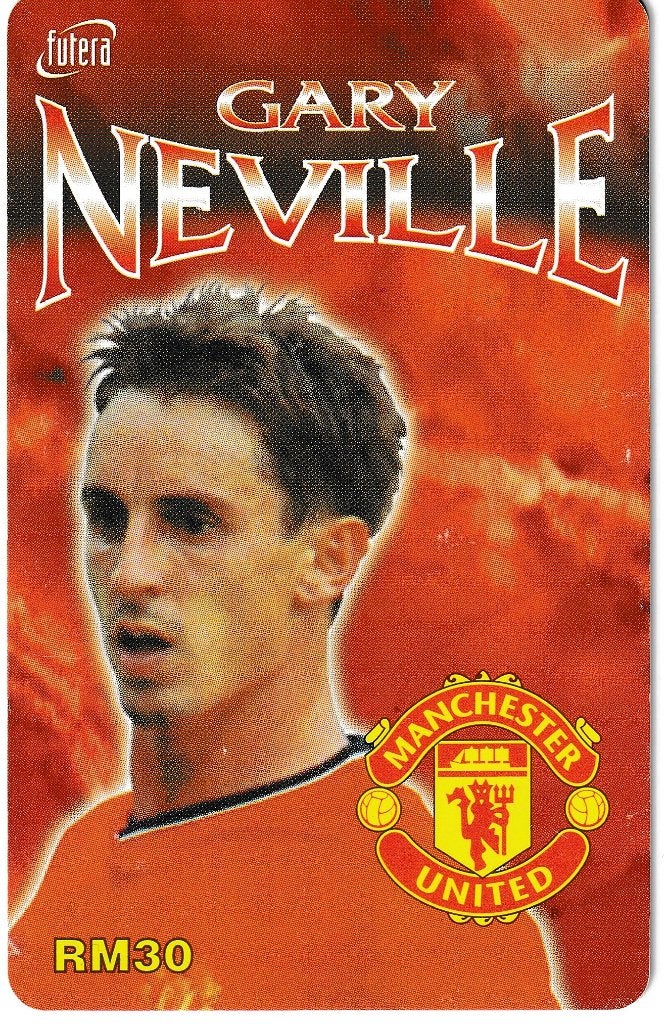 Gary Neville Manchester United telefoonkaart, Ophalen of Verzenden, Buitenland