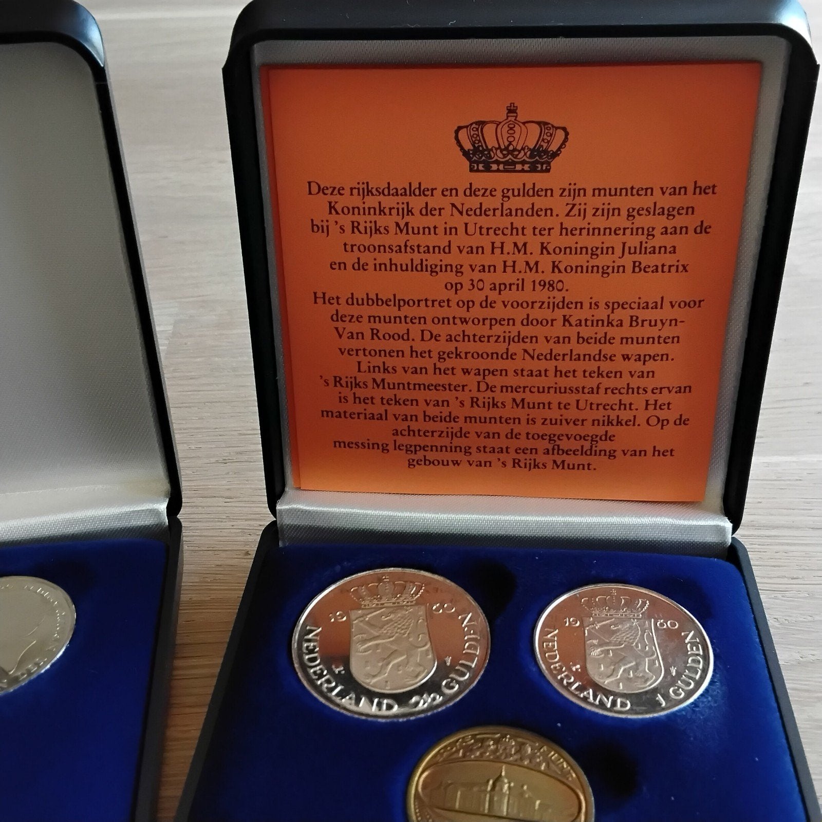 Herdenkings Muntset 's Rijks Munt 1980 - Nieuw in verpakking, Postzegels en Munten, Koningin Juliana, Setje, Geboorte of Huwelijk