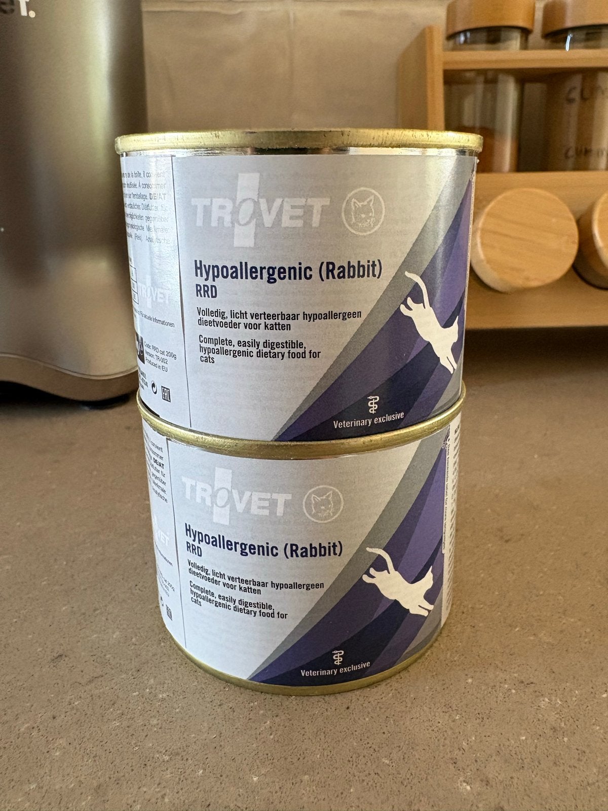 Trovet Hypoallergenic Rabbit (RRD) kattenvoer 2x 200g, Ophalen of Verzenden, Kat
