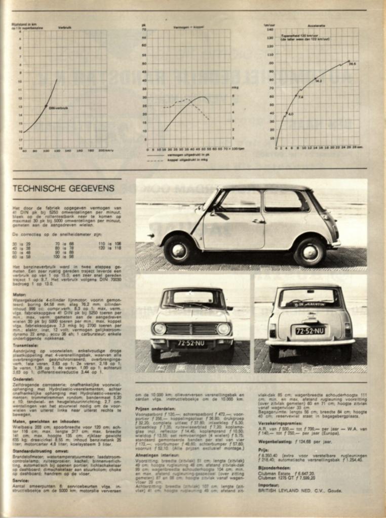 Autovisie test Austin Mini Clubman 1970, Ophalen of Verzenden, Gelezen, Overige merken