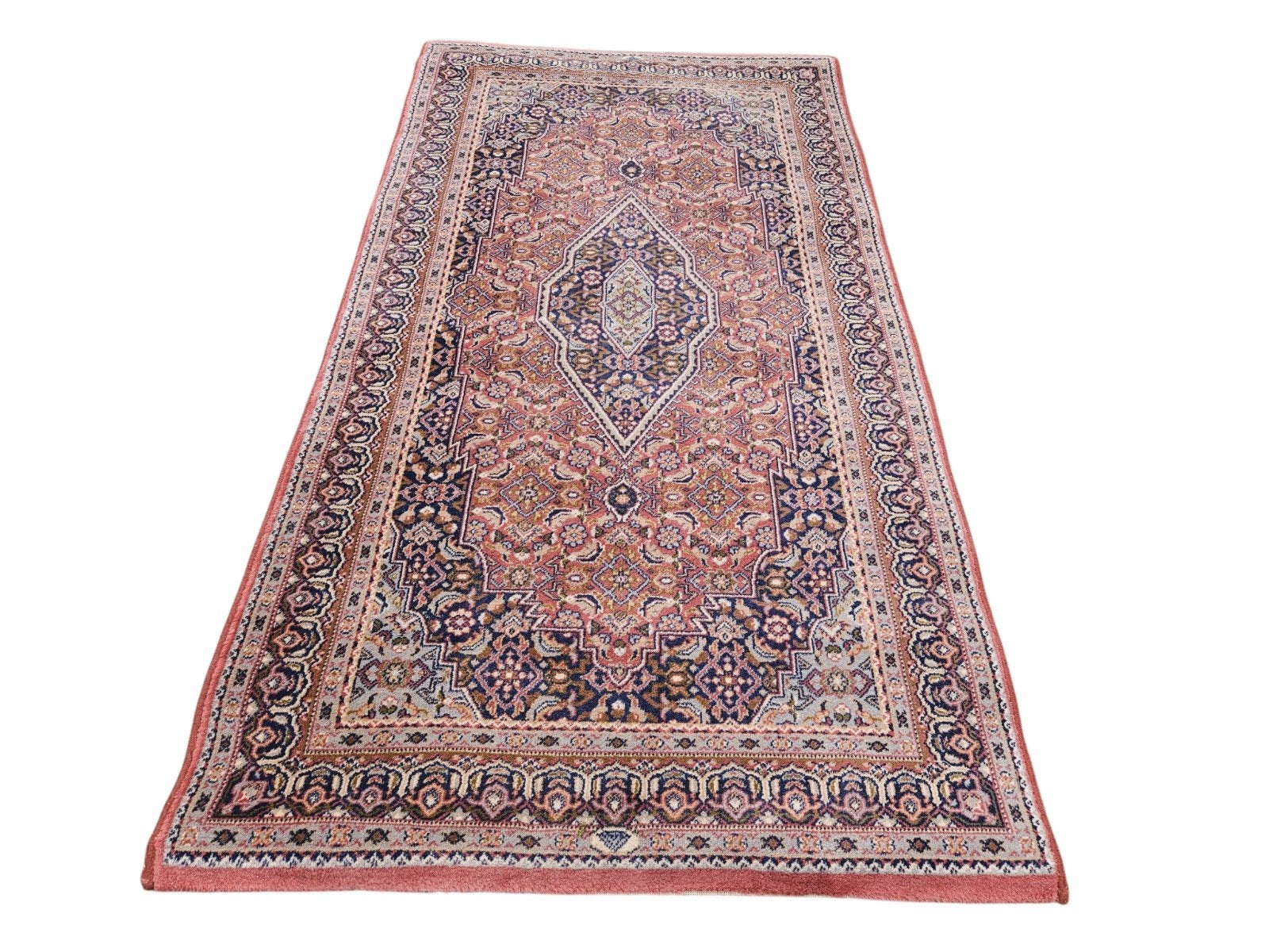 Prachtig vintage tapijt 83 x 158 cm, Gebruikt, 200 cm of meer, Ophalen of Verzenden, 200 cm of meer