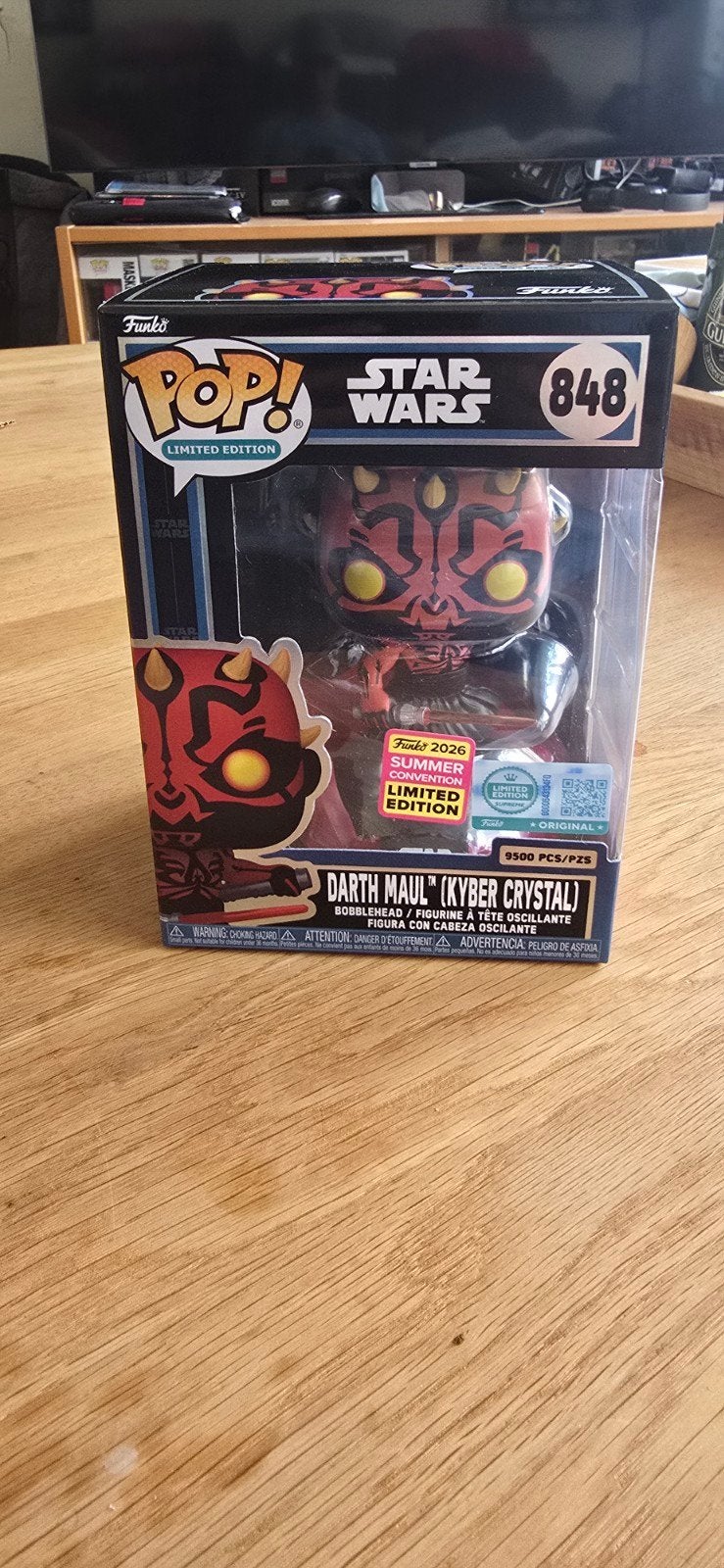 Funko Pop! Star Wars 848 Darth Maul Kyber Crystal Limited, Ophalen of Verzenden