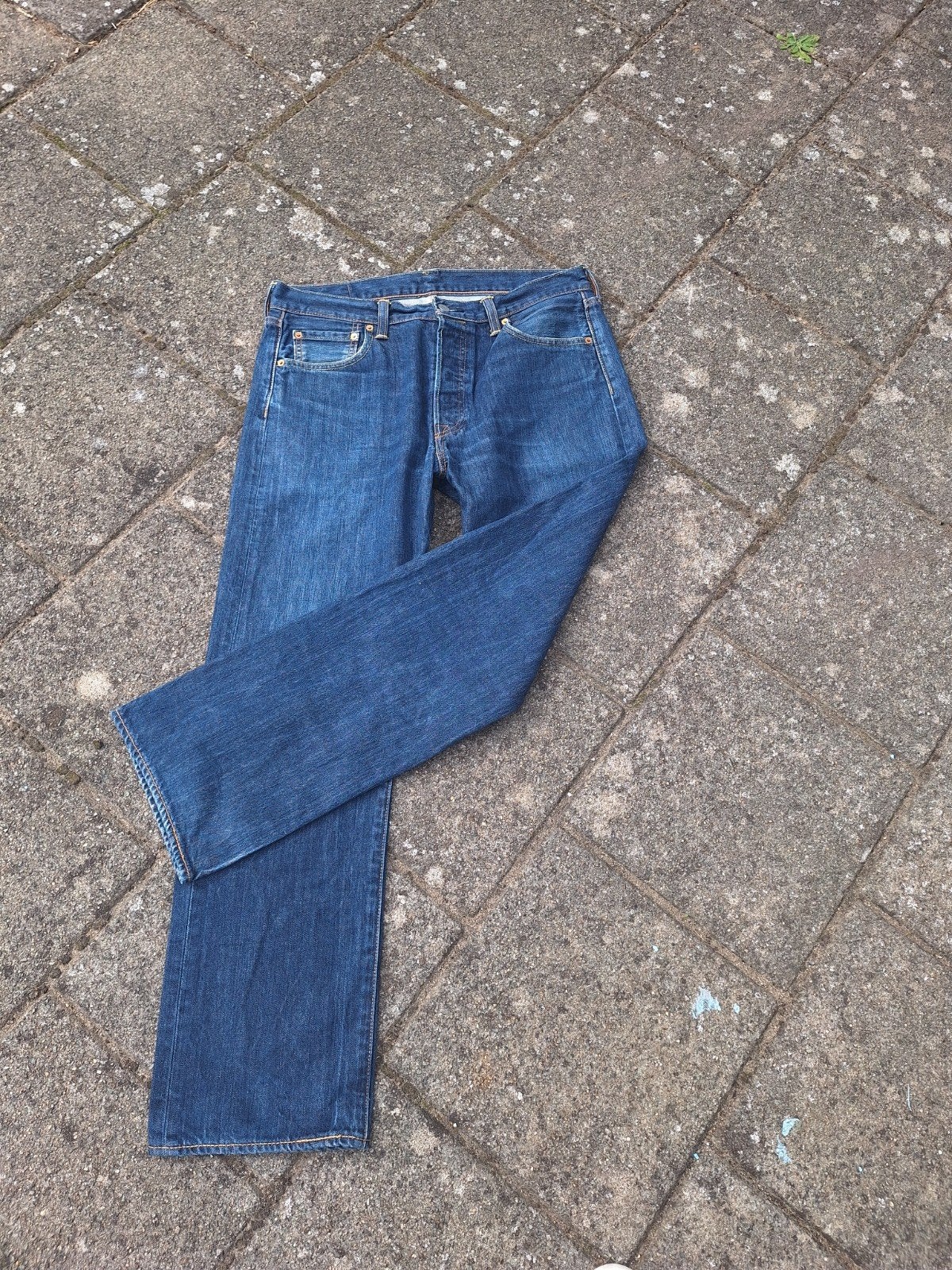 Levi's 501 Jeans W34 L30 - Zo goed als nieuw, Ophalen of Verzenden, Zo goed als nieuw, Blauw