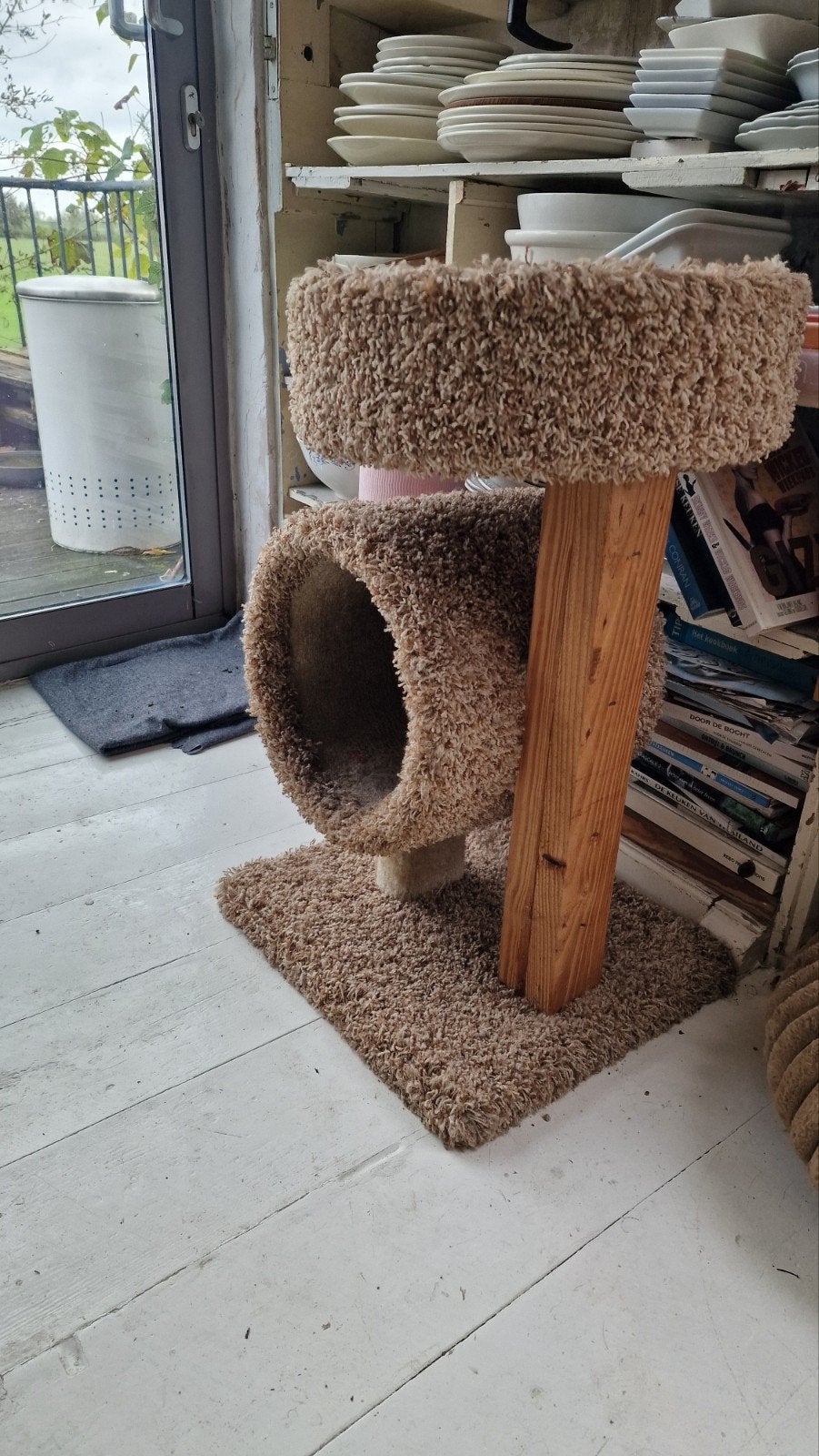 katten krabpaal, Ophalen, Gebruikt, Krabpaal