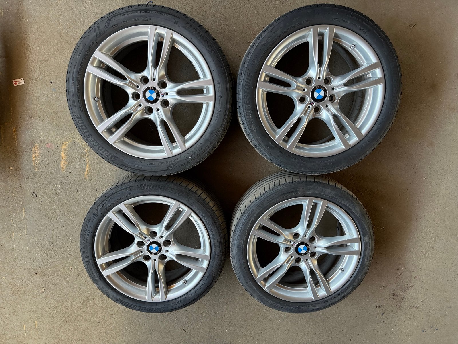 BMW Oem Styling 400m breedset 5x120 F30 F31, Ophalen, 18 inch, Gebruikt, Banden en Velgen