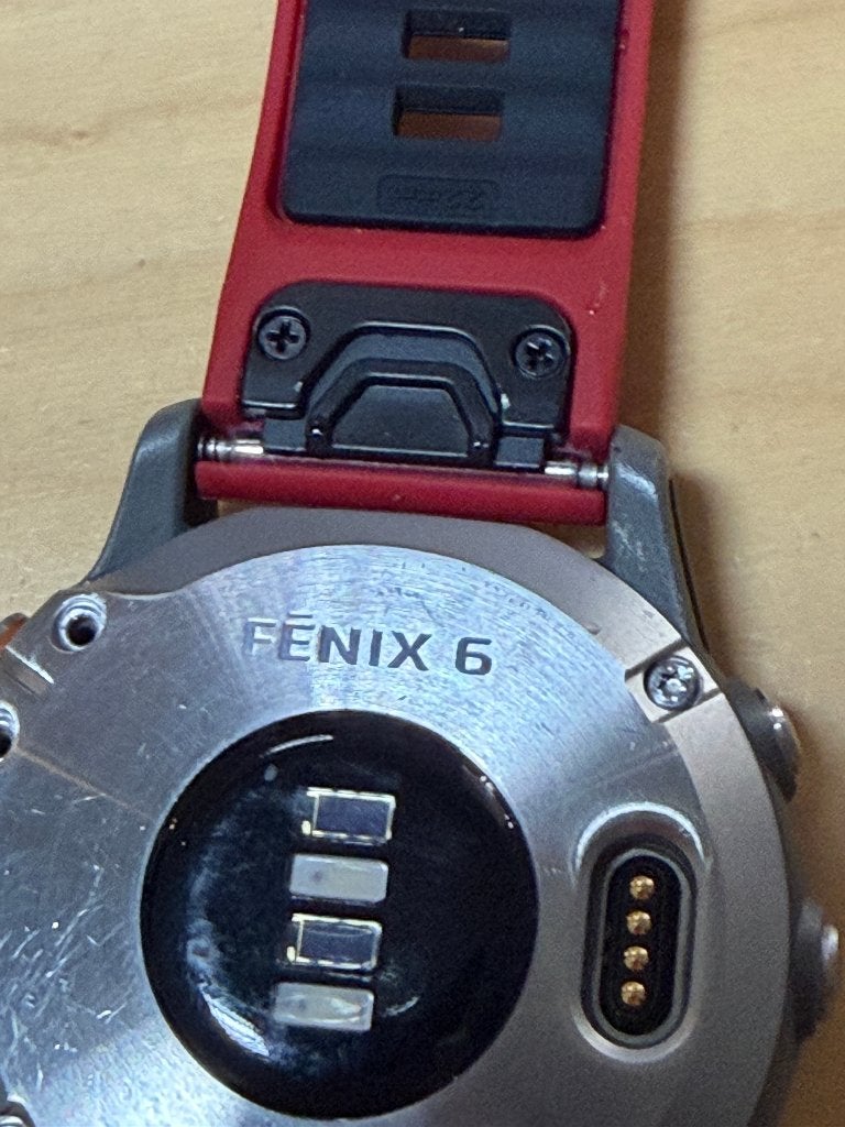Garmin Fenix 6 (GPSinruil-nr 156), Gebruikt, Bramenberg 9, Carmin, Zwart