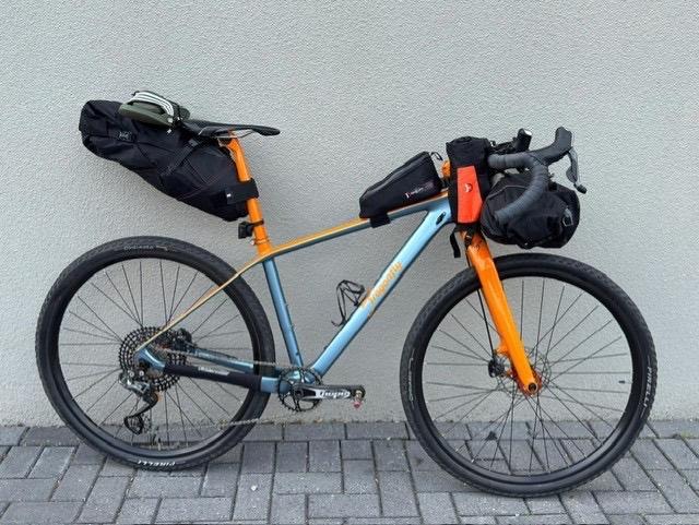 Unieke Dragonfly Gravelbike. Carbon frame., Heren, 45 tot 49 cm, Zo goed als nieuw, Geen vering