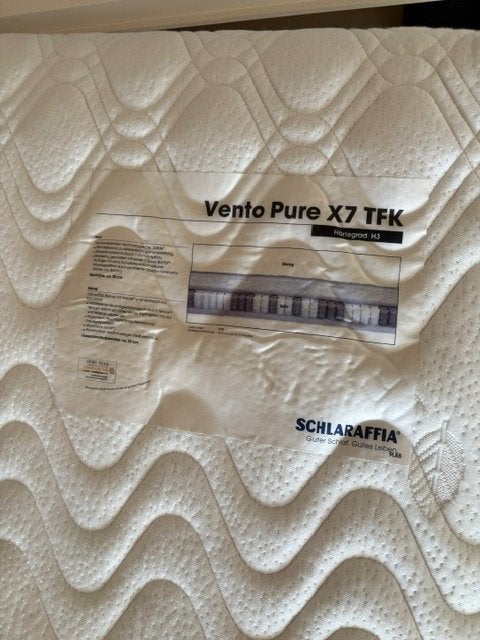 Schlaraffia Vento Pure X7 TFK matras - H3, Ophalen, 90 cm, Eenpersoons, Zo goed als nieuw