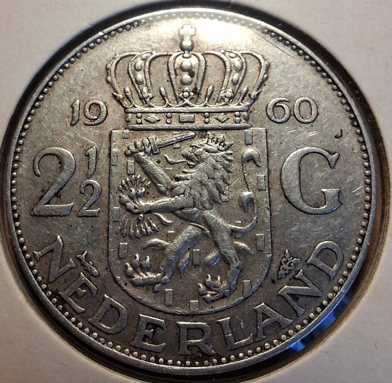 Rijksdaalder 1960, Koningin Juliana, Zilver, Ophalen of Verzenden, Losse munt