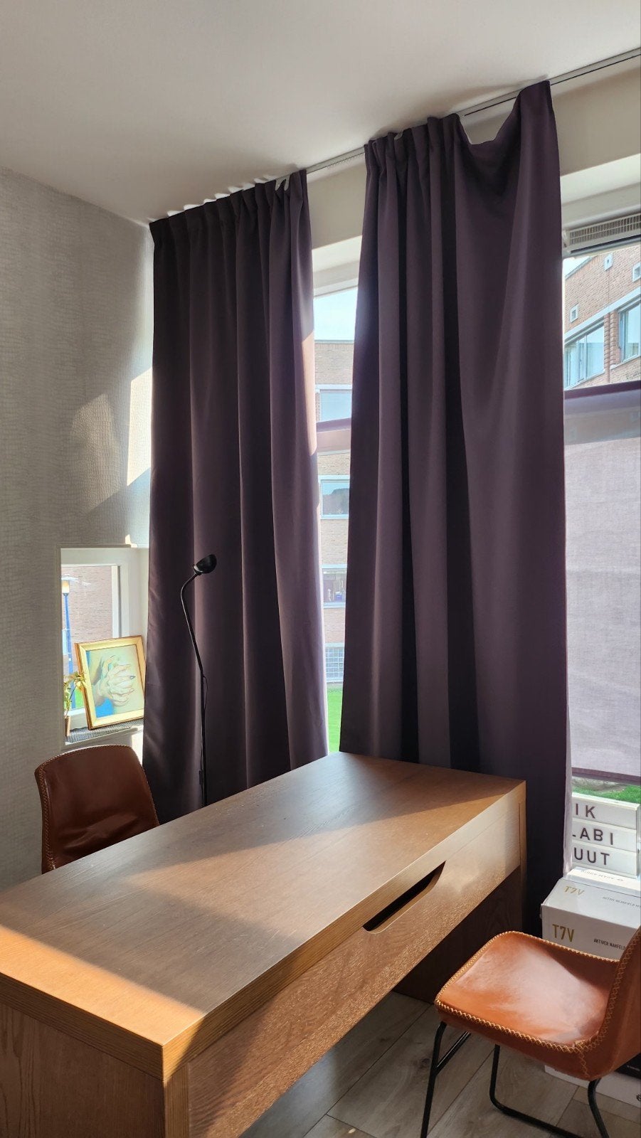 Gray Curtains, Ophalen, 277 cm, Zo goed als nieuw, 140 cm