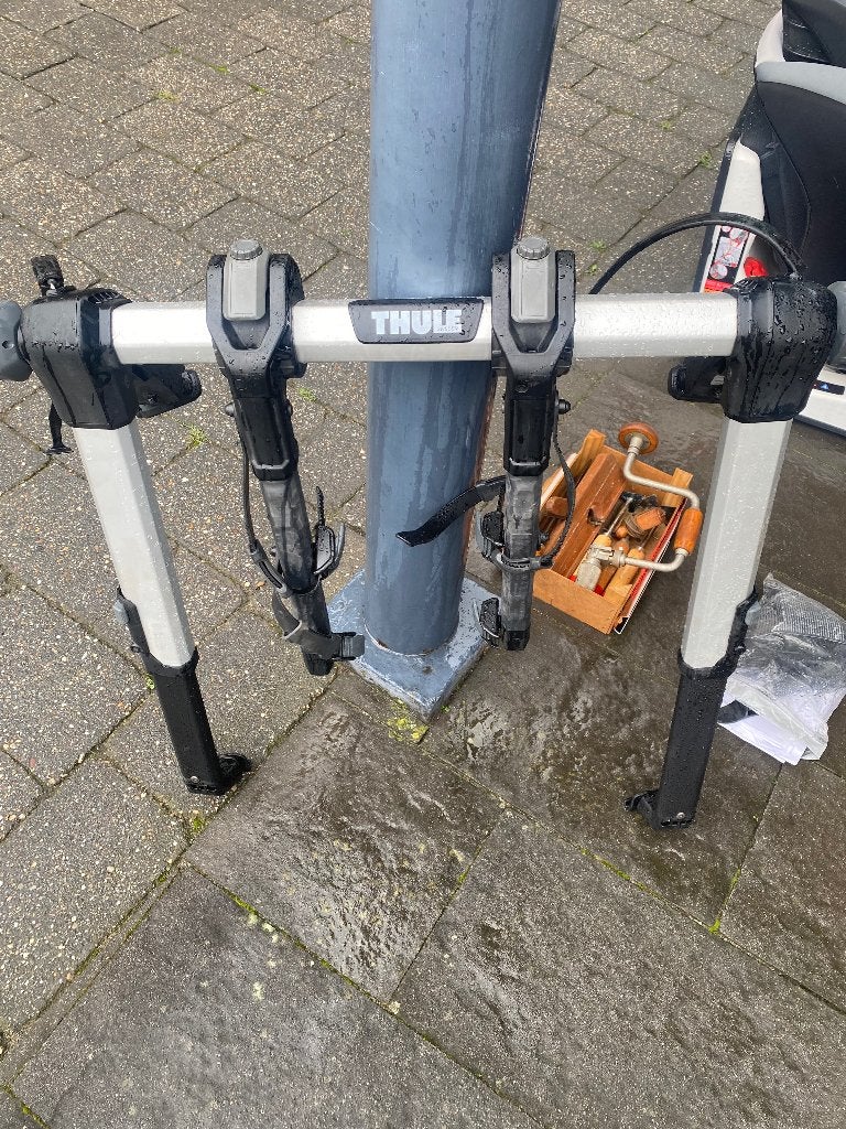 Thule Fietsendrager voor 2 fietsen, Auto diversen, Ophalen of Verzenden, 2 fietsen, Gebruikt, Achterklepdrager