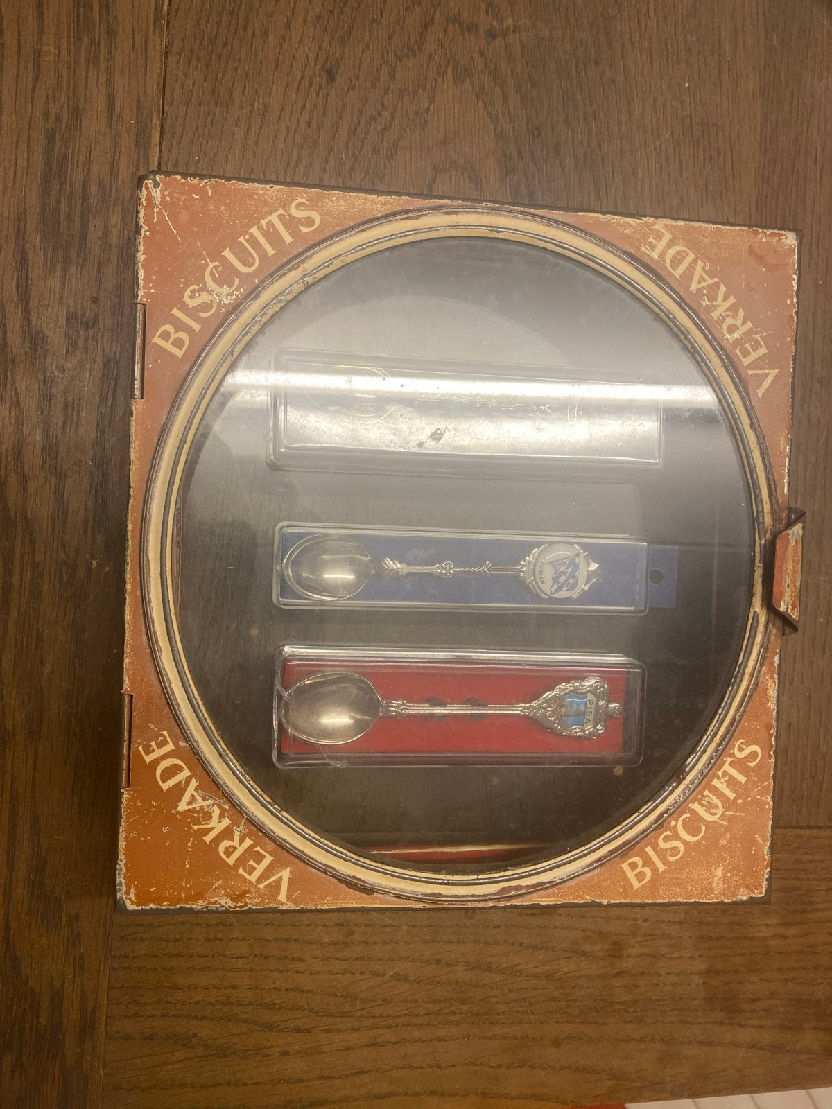 Vintage Verkade Biscuits blik, Ophalen of Verzenden
