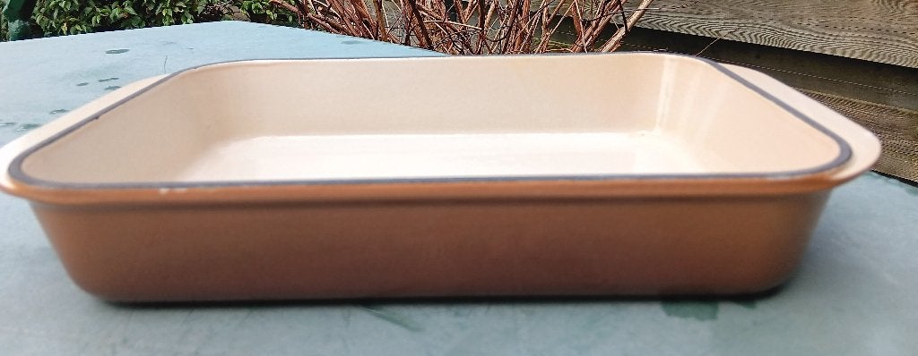 LE CREUSET NEW OLD STOCK ovenschaal gratineer 30 cm (G239), Geschikt voor inductie, Gietijzer, Overige typen, Nieuw
