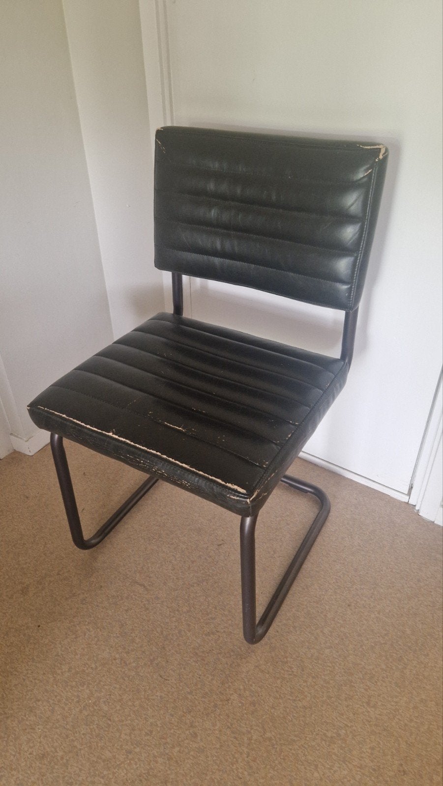 Gratis 2x, Huis en Inrichting, Stoelen, Ophalen, Gebruikt, Grijs, Twee