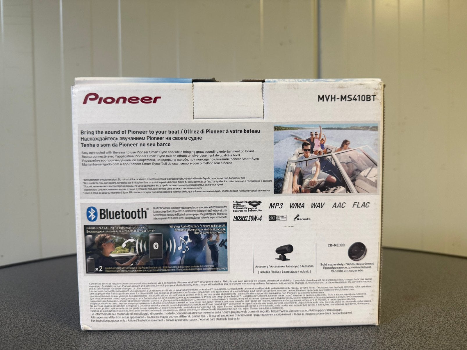 Pioneer MVH-MS410BT – 1-DIN autoradio met Bluetooth, Ophalen of Verzenden, Nieuw