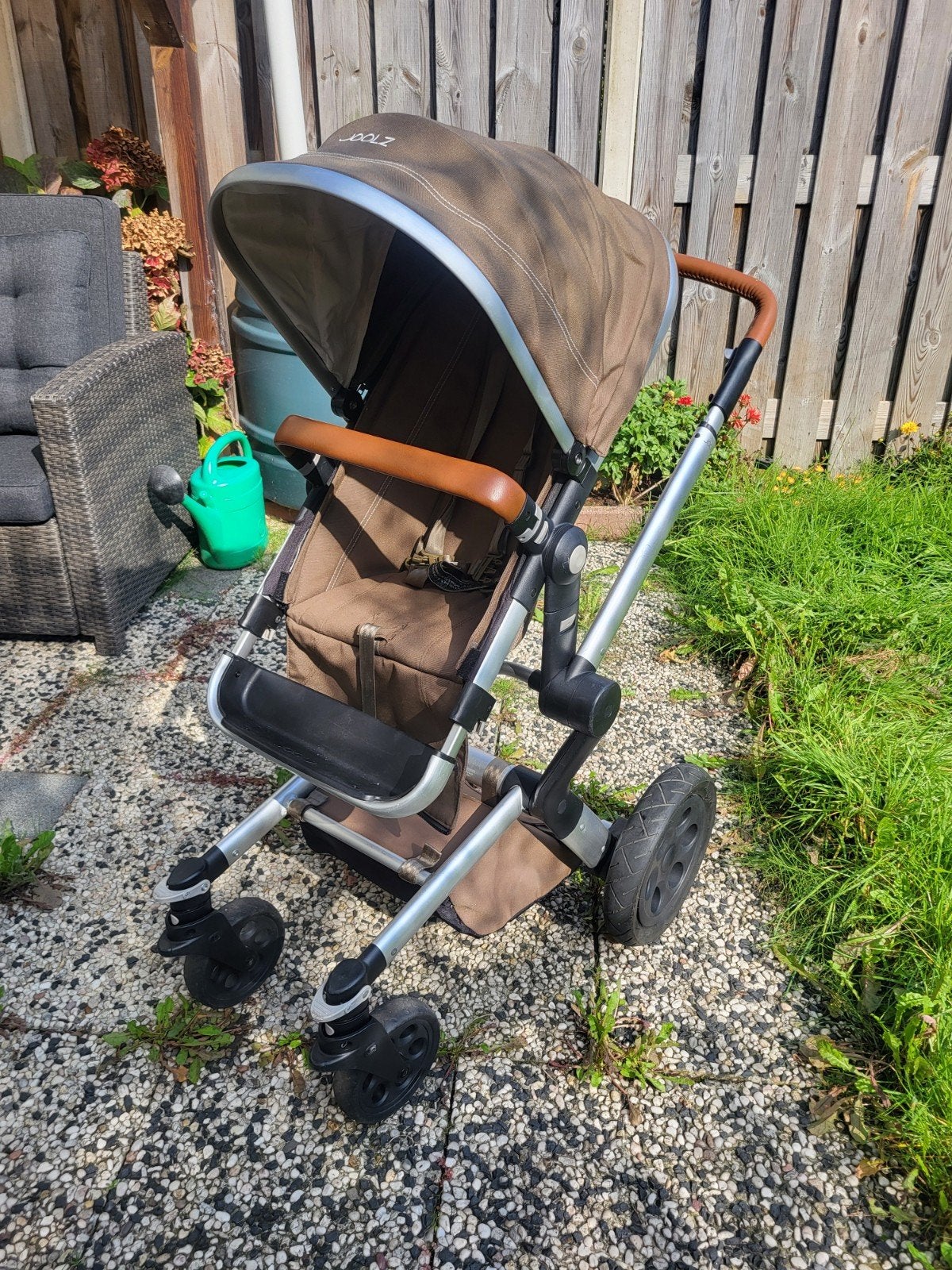 Joolz kinderwagen turtle green, Gebruikt, Luchtbanden, Combiwagen, Ophalen
