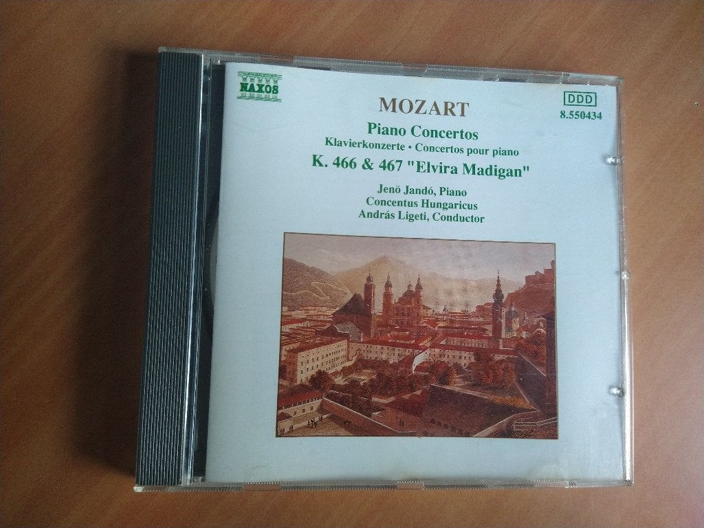 CD Mozart – Jenö Jandó, Concentus Hungaricus, András Ligeti, Ophalen of Verzenden, Classicisme, Zo goed als nieuw, Orkest of Ballet