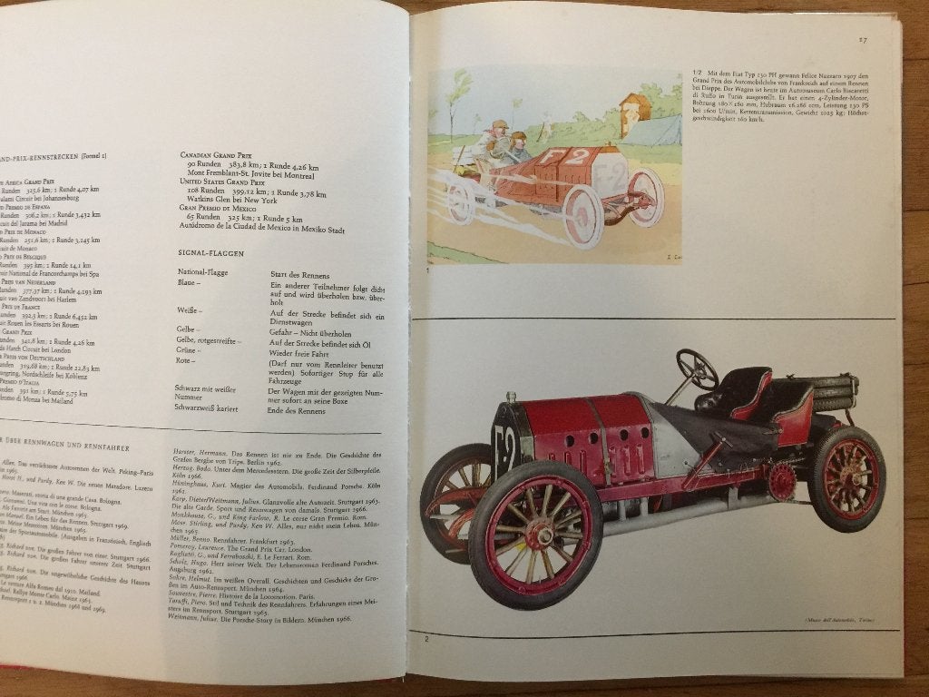 Boek Rennwagen racewagens raceauto's gp f1 sportwagens 1969, Ophalen of Verzenden, Gebruikt, Formule 1
