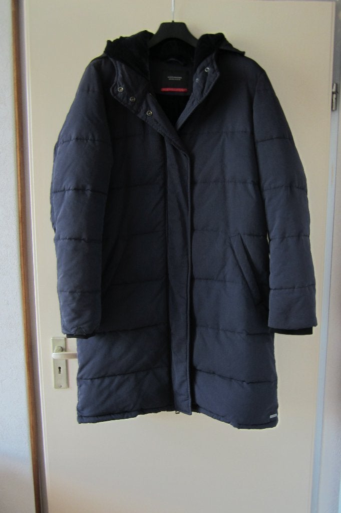 Blauwe dames winterjas met capuchon - Scotch & Soda - XL, Kleding | Dames, Blauw, Maat 46/48 (XL) of groter, Scotch & Soda, Ophalen of Verzenden