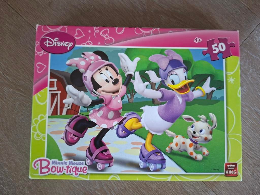 Disney Minnie Mouse Bow-tique puzzel 50 stukjes, Ophalen, 10 tot 50 stukjes, Gebruikt, 4 tot 6 jaar